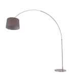 Gramineus moderne vloerlamp Staal by Steinhauer 9849ST