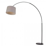 Stresa moderne vloerlamp Zwart by Steinhauer 9870ZW