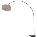 Stresa moderne vloerlamp Zwart by Steinhauer 9874ZW