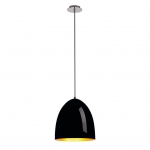 BEBOP LED Hanglamp dimbaar Zwart/Goud 30cm