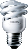 E27 SPAARLAMP 8W (=45W) TORNADO BY PHILIPS WARM WIT